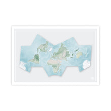 Load image into Gallery viewer, Bat Projection World Map