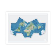 Load image into Gallery viewer, Bat Projection World Map