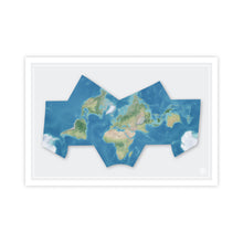 Load image into Gallery viewer, Bat Projection World Map
