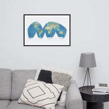 Load image into Gallery viewer, Good Homolosine Projection World Map