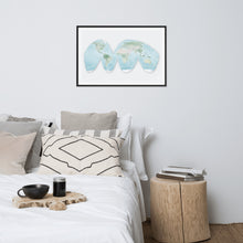 Load image into Gallery viewer, Good Homolosine Projection World Map