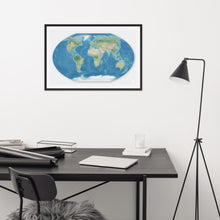 Load image into Gallery viewer, Winkel Tripel Projection World Map