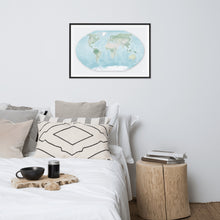 Load image into Gallery viewer, Winkel Tripel Projection World Map