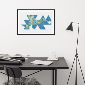 Dymaxion Projection World Map
