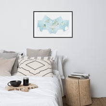 Load image into Gallery viewer, Bat Projection World Map
