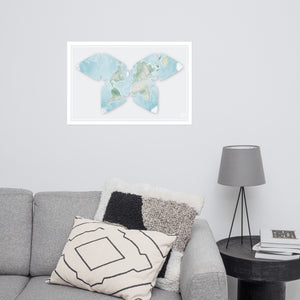 Butterfly Projection World Map