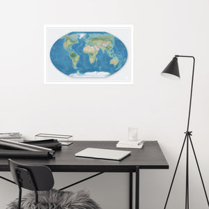 Winkel Tripel Projection World Map