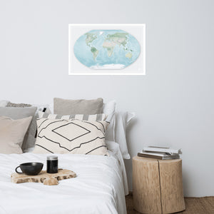 Winkel Tripel Projection World Map