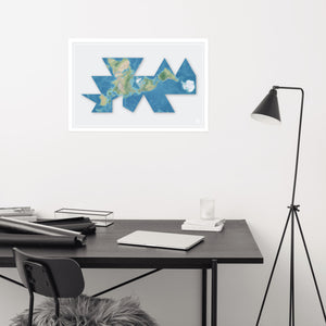 Dymaxion Projection World Map