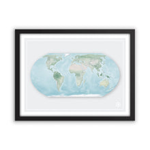 Load image into Gallery viewer, Equal Earth Projection World Map