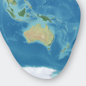 Good Homolosine Projection World Map