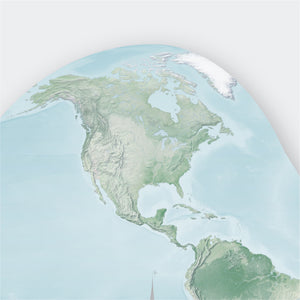 Good Homolosine Projection World Map