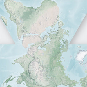 Dymaxion Projection World Map