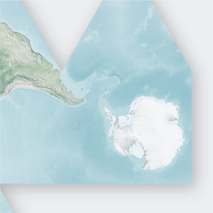 Dymaxion Projection World Map