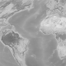Load image into Gallery viewer, Sinusoidal Projection World Map