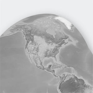 Good Homolosine Projection World Map