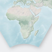 Load image into Gallery viewer, Bat Projection World Map