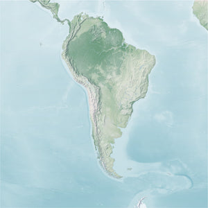 Winkel Tripel Projection World Map