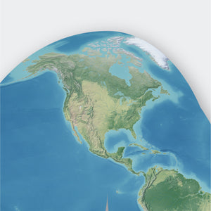 Good Homolosine Projection World Map