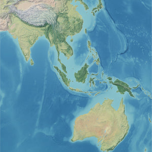 Winkel Tripel Projection World Map