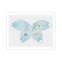 Load image into Gallery viewer, Butterfly Projection World Map