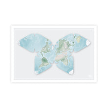 Load image into Gallery viewer, Butterfly Projection World Map