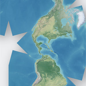 Butterfly Projection World Map