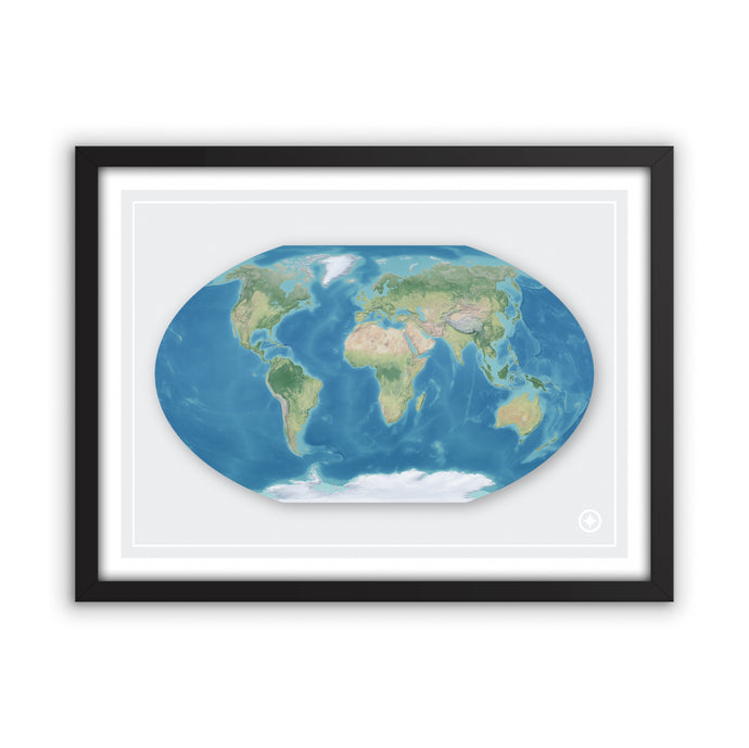 Winkel Tripel Projection World Map