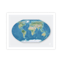 Load image into Gallery viewer, Winkel Tripel Projection World Map