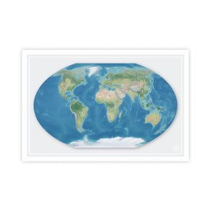 Winkel Tripel Projection World Map
